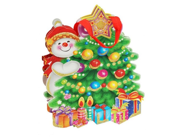 Пакет «Снеговик и елка»