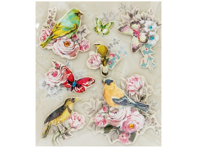 3D-стикеры «Райские птицы»