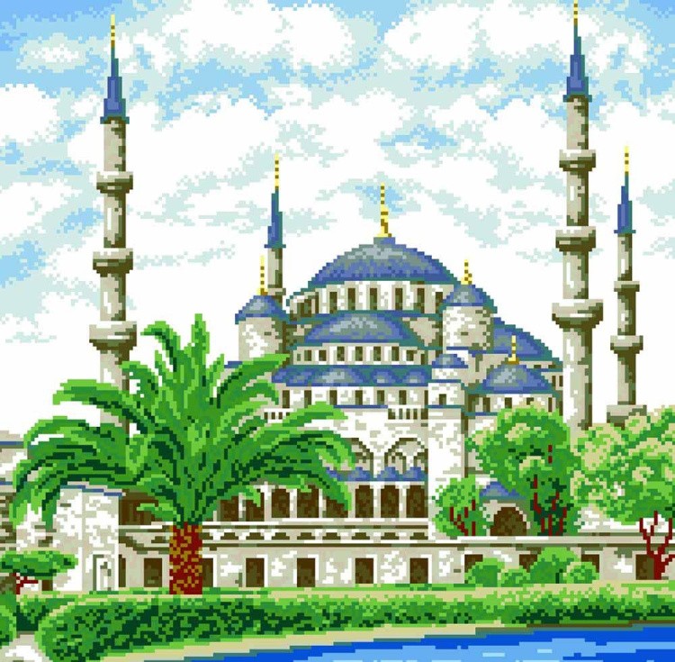 Алмазная вышивка «Мечеть»