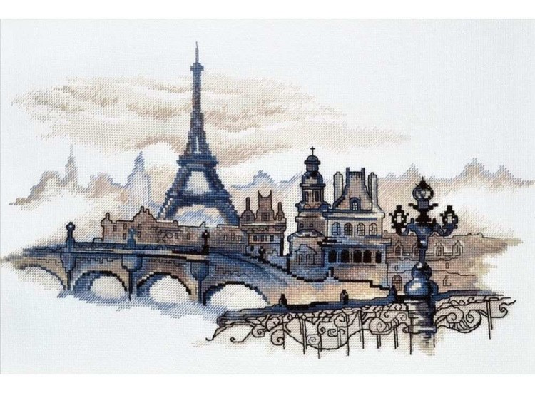 Набор для вышивания «Силуэты Парижа»