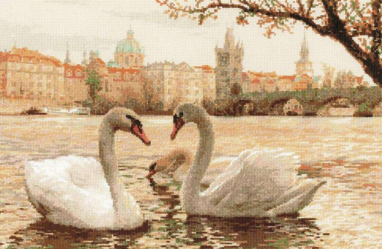 Набор для вышивания «Лебеди. Прага»