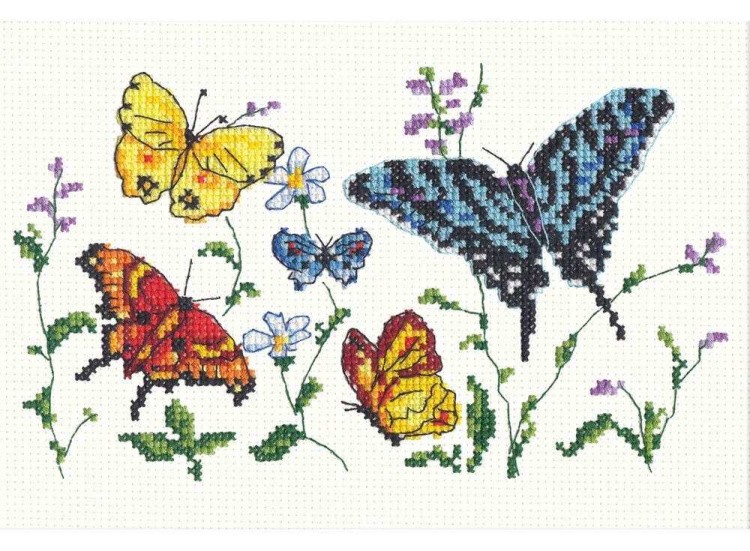 Набор для вышивания «Танец бабочек-1»