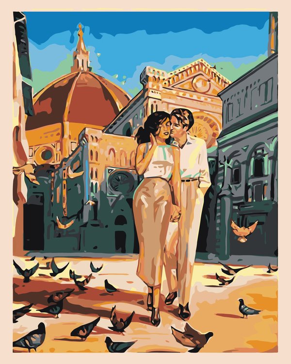 Картина по номерам «Прогулка по Флоренции»