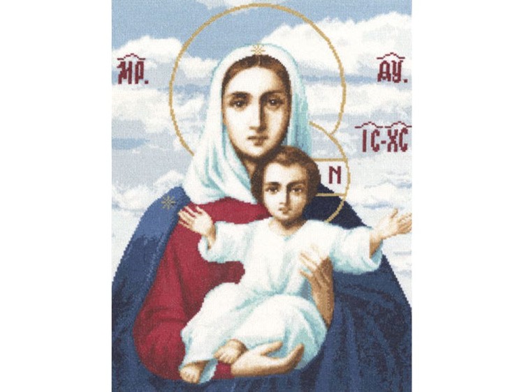 Набор для вышивания «Леушинская икона Божией Матери»