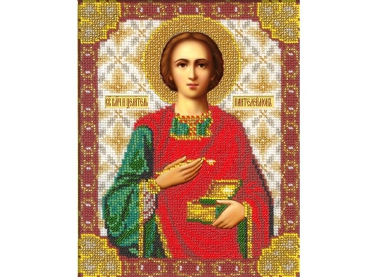 Набор вышивки бисером «Святой Пантелеимон»
