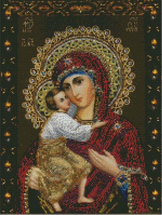 Алмазная вышивка «Феодоровская икона Божией Матери»
