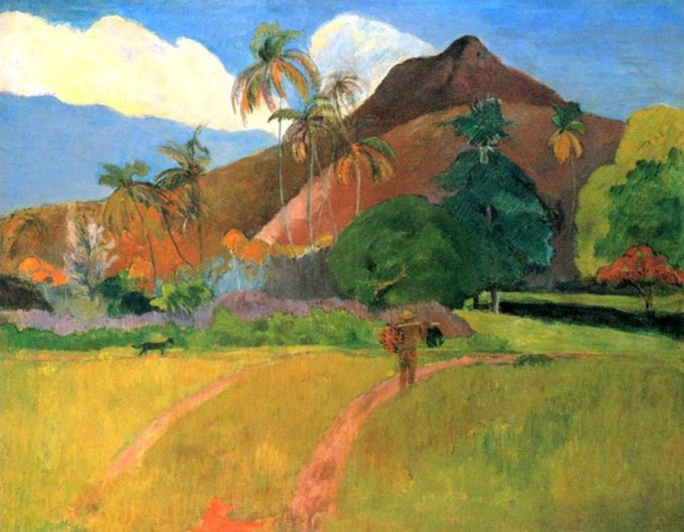 Картина по номерам «Горы на Таити»