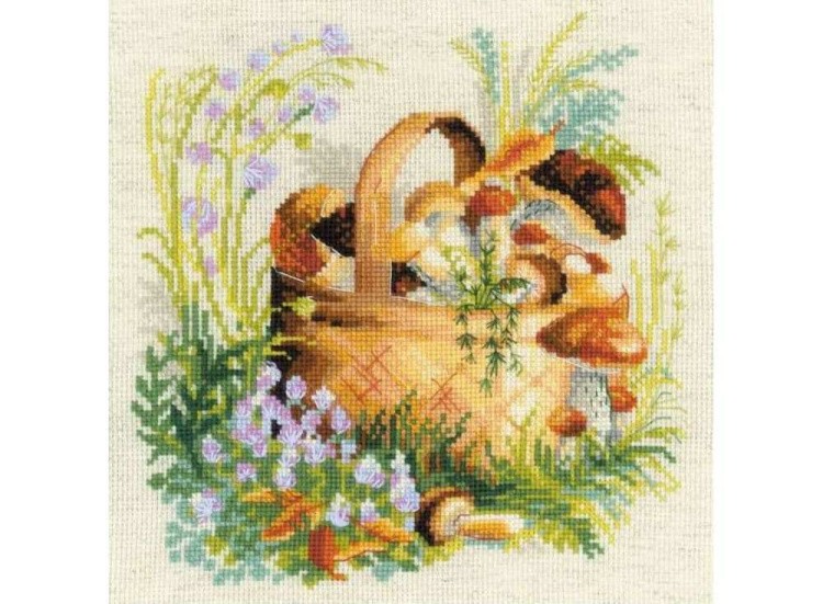 Набор для вышивания «Грибное лукошко»
