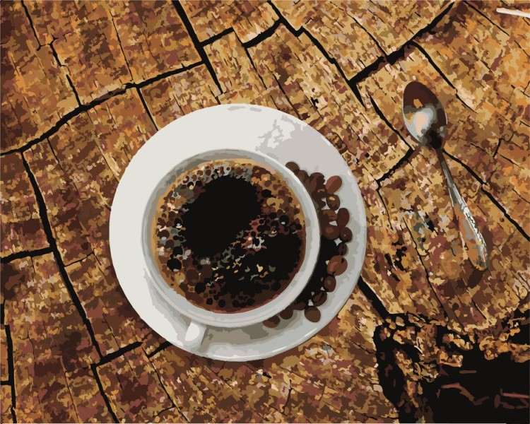 Картина по номерам «Кофе»