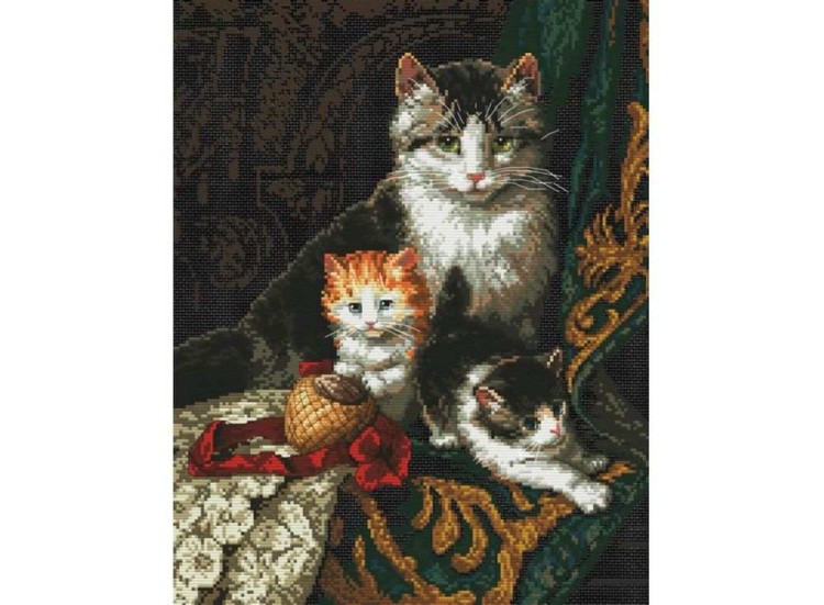 Набор для вышивания «Кошачье трио»