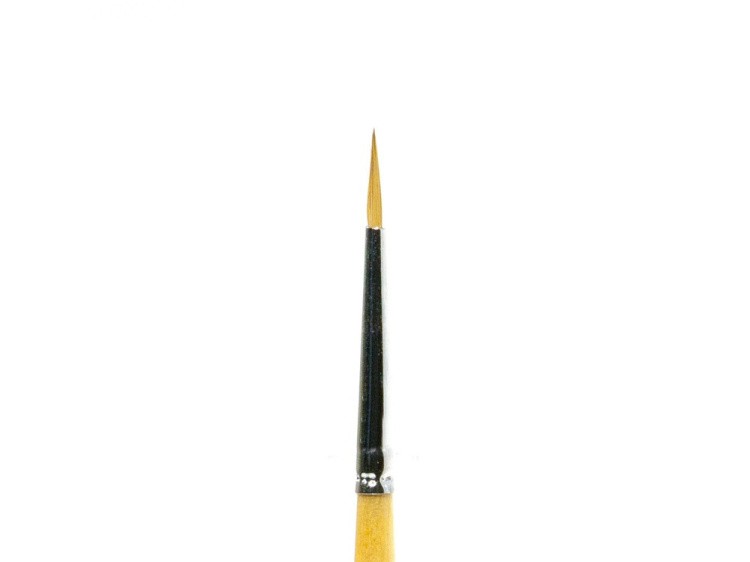 Колонок круглая №0 с короткой ручкой