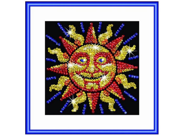 Мозаика из пайеток «Солнце»
