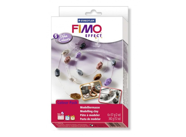 Набор FIMO Effect «Гламурные цвета» (6 цветов х 57 г)