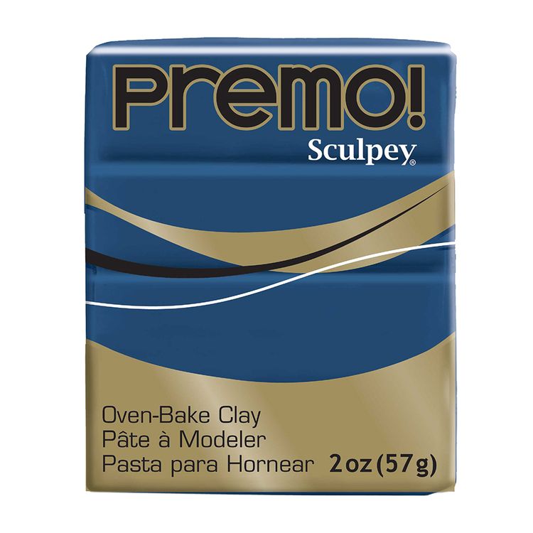 Полимерная глина Sculpey Premo, 5050 темно-синий, 57 г