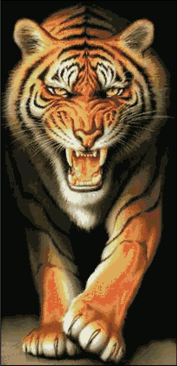 Алмазная вышивка «Тигр»