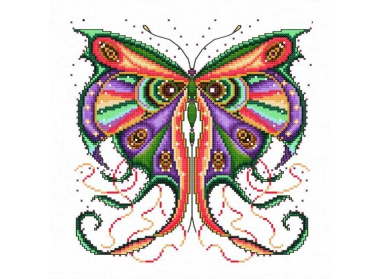 Набор для вышивания «Кружевная бабочка»