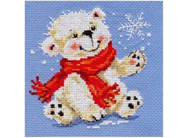 Набор для вышивания «Белый медвежонок»