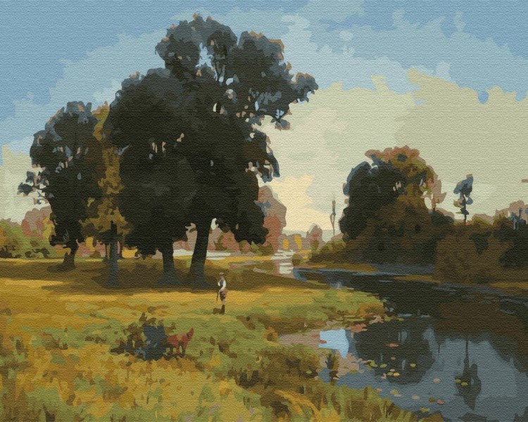Картина по номерам «Река Гнилица»