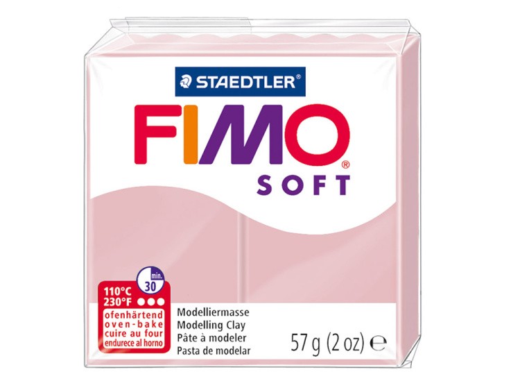 FIMO Soft, цвет: 21 нежно-розовый, 57 г