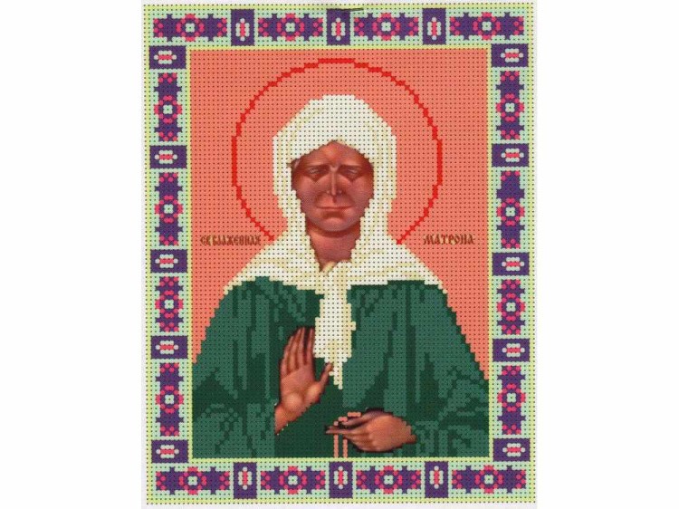 Набор вышивки бисером «Икона святой Матроны Московской»