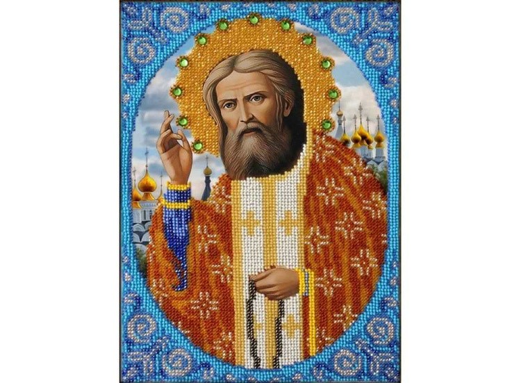 Набор вышивки бисером «Святой Серафим Саровский»