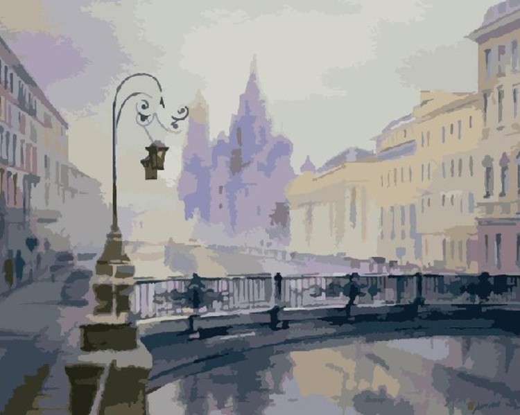 Картина по номерам «Зимний Петербург»