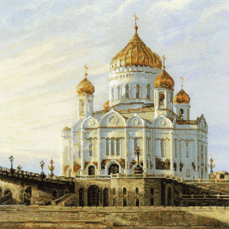 Набор для вышивания «Москва. Храм Христа Спасителя»