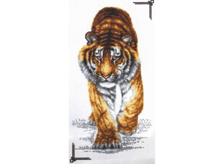 Набор для вышивания «Поступь тигра»
