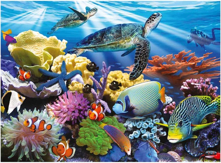 Пазлы «Морские черепахи»