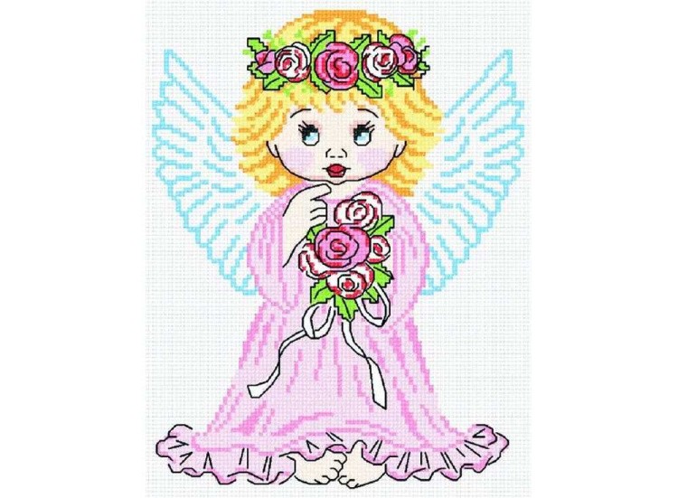 Набор для вышивания «Ангел в розовом»