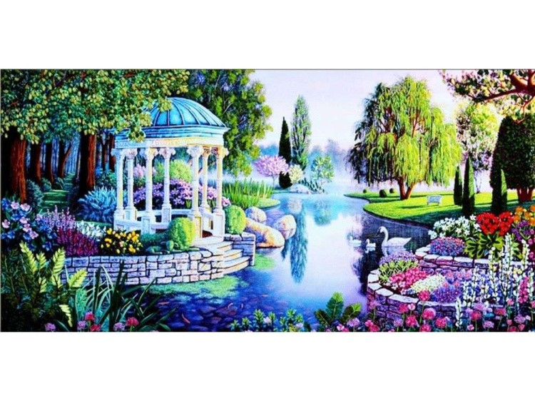 Вышивка лентами «Чудесный сад»