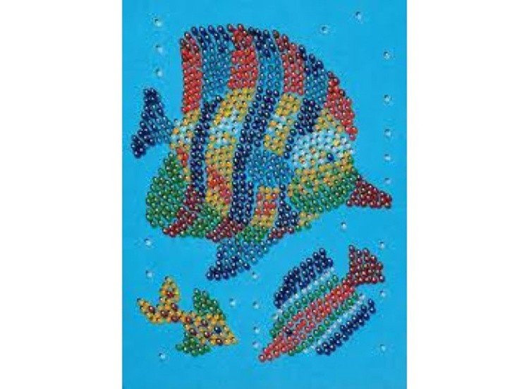 Мозаика из бусин «Рыбка»