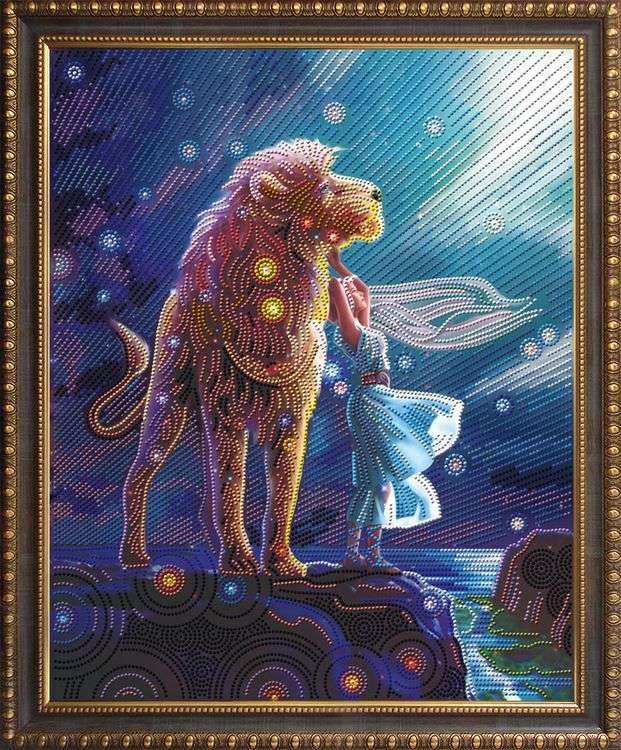 Алмазная вышивка «Созвездие льва»