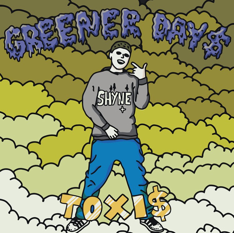 Картина по номерам «Рэп музыкант Toxis Токсис: Greener days»