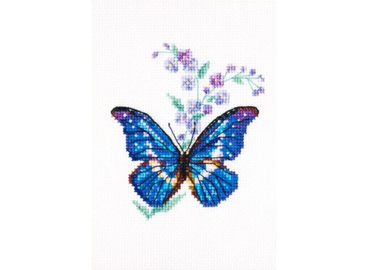 Набор для вышивания «Синюха и бабочка»