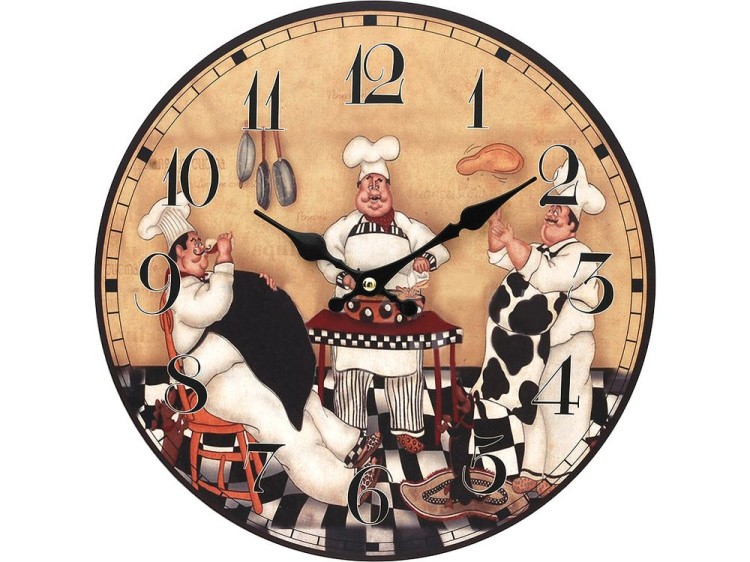 Часы настенные «Время печь пироги»