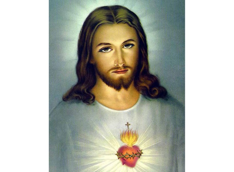 Алмазная вышивка «Сердце Иисуса»