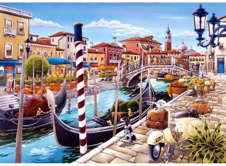 Пазлы «Венецианский канал»