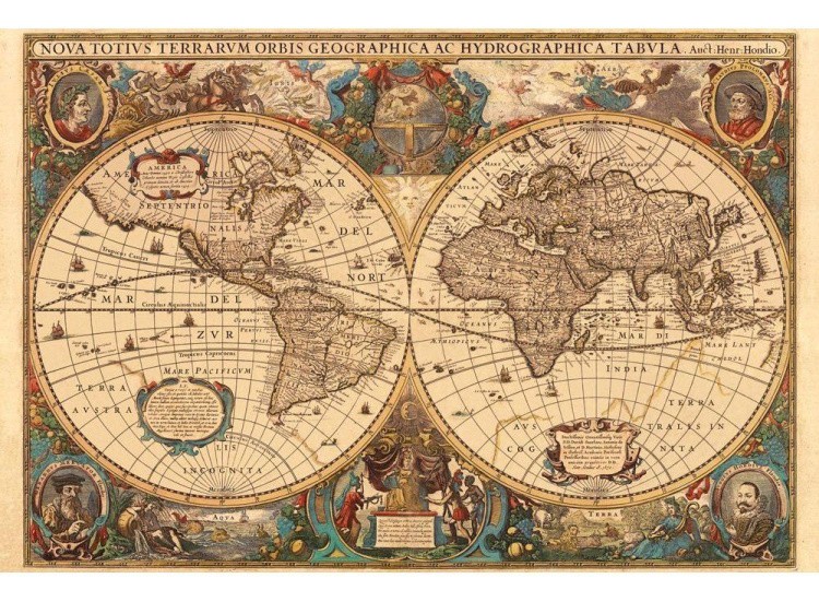 Пазлы «Историческая карта»