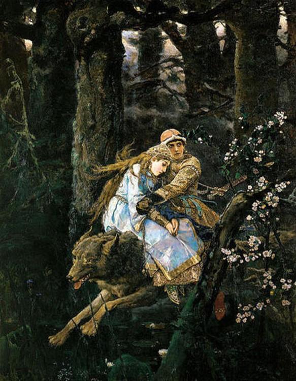 Картина по номерам «Иван-царевич на сером волке»