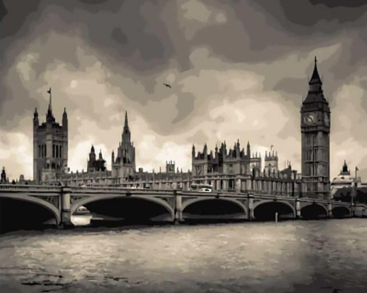 Картина по номерам «Тауэрский мост в Лондоне»