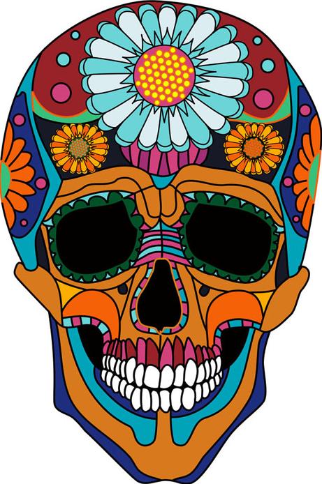 Картина по номерам «Мексиканский череп»