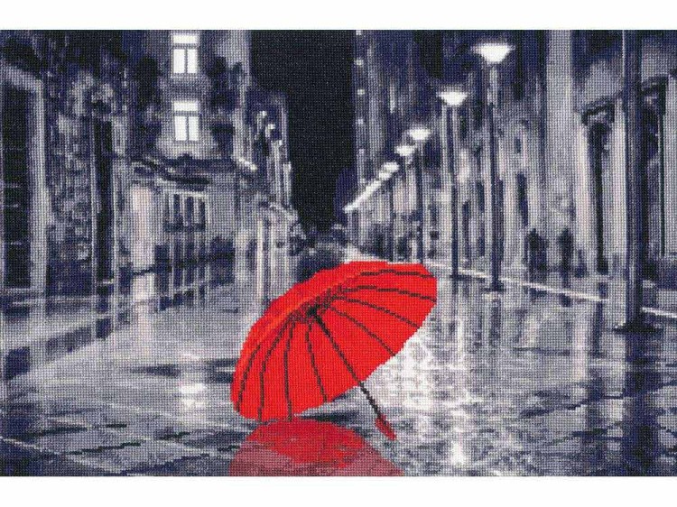 Набор для вышивания «Красный зонтик»