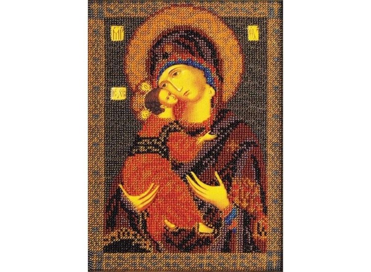 Набор вышивки бисером «Владимирская Богородица»