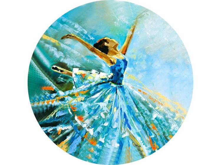 Набор для вышивания «Балерина в голубом»