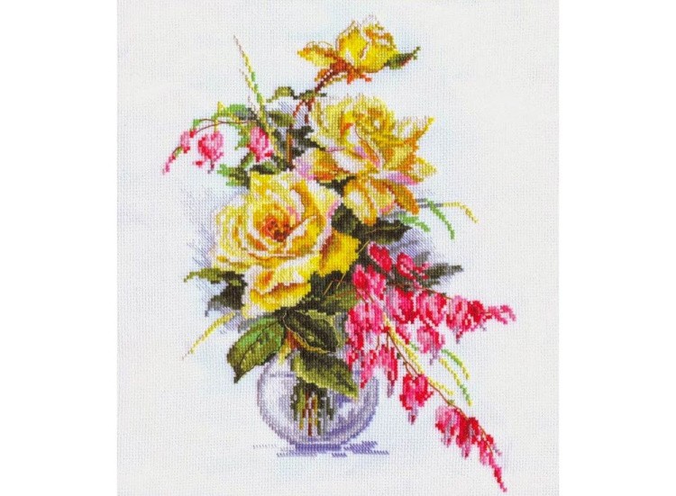 Набор для вышивания «Желтые розы»