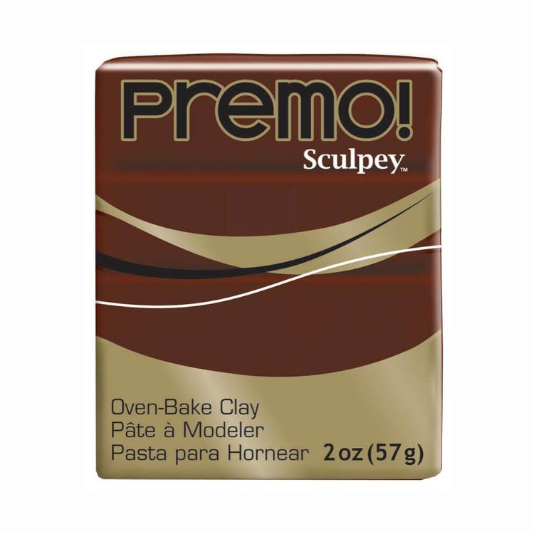 Полимерная глина Sculpey Premo, 5053 темно-коричневый, 57 г