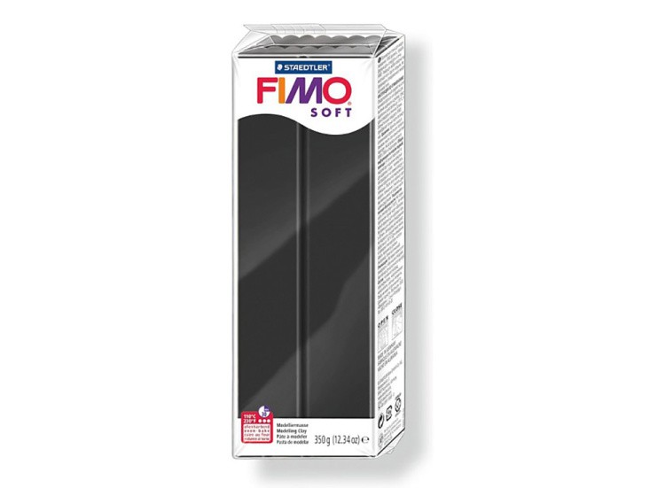 FIMO Soft, цвет: 9 чёрный, 350 г