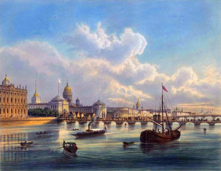 Картина по номерам «Нева XIX век»