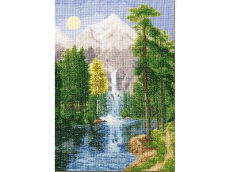 Набор для вышивания «Водопад в горах»